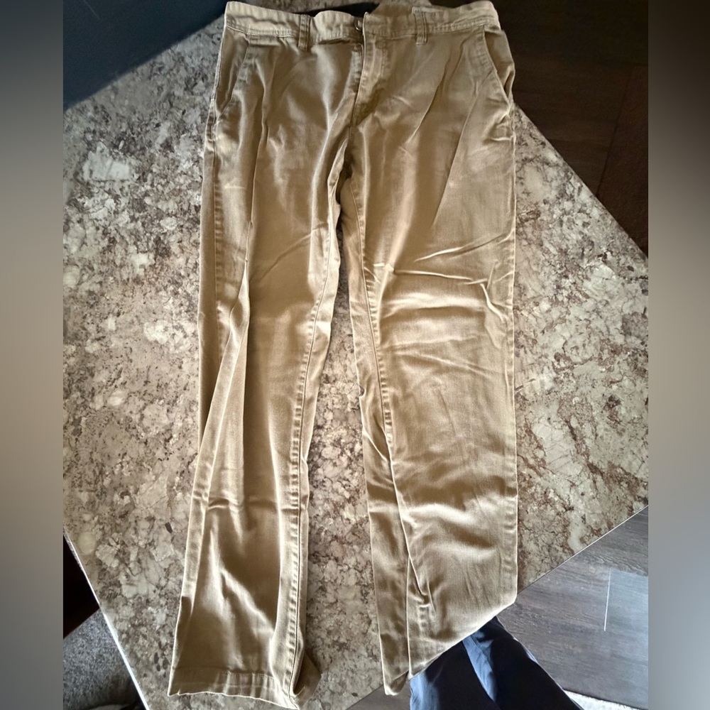 Volcom Tan and Black Pants